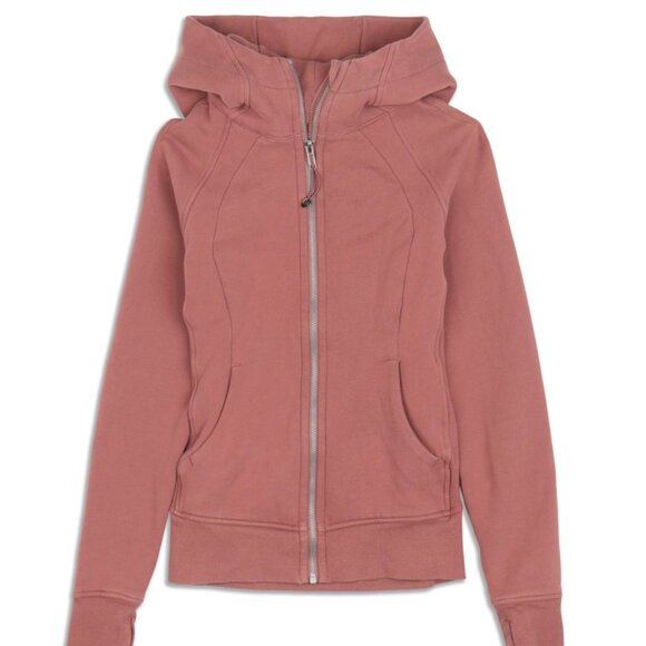 Lululemon Like New Scuba Full Zip Hoodie in Spiced Chai Size 8 - Picture 1 of 5
